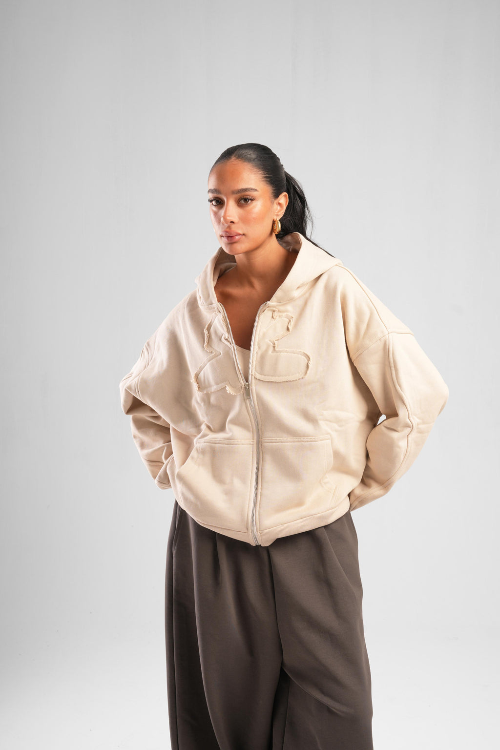 sk beige jacket