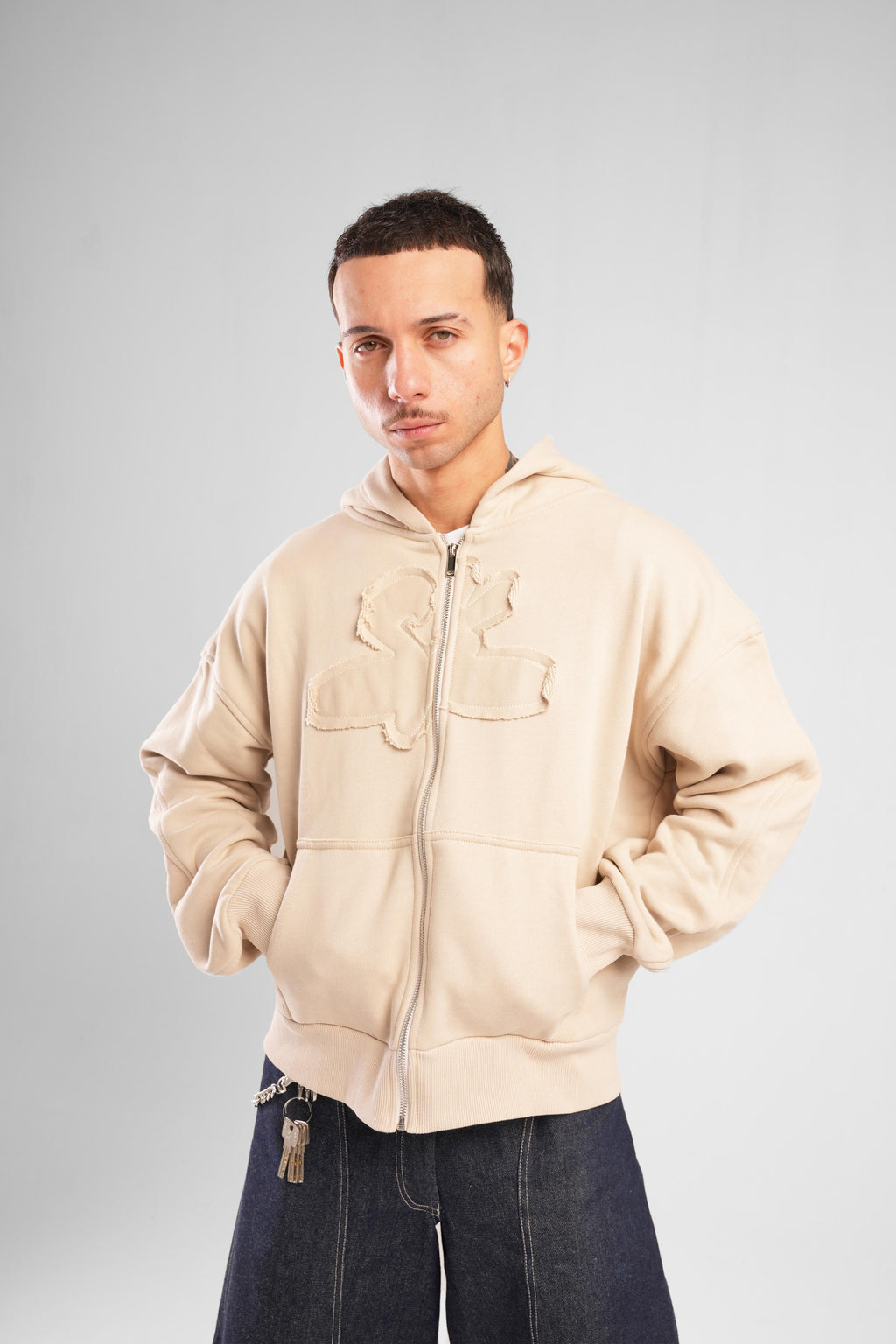 sk beige jacket